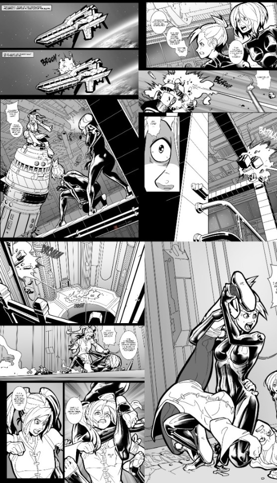 Briel7 Artwork -BLACK AND WHITEr -LANCHELLE [extreme sadism porn comics]