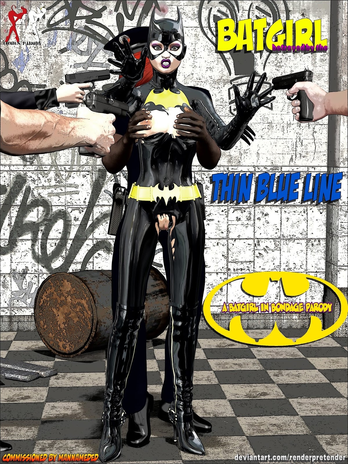 RenderPretender - Batgirl And The Thin Blue Line [extreme sadism porn comics]