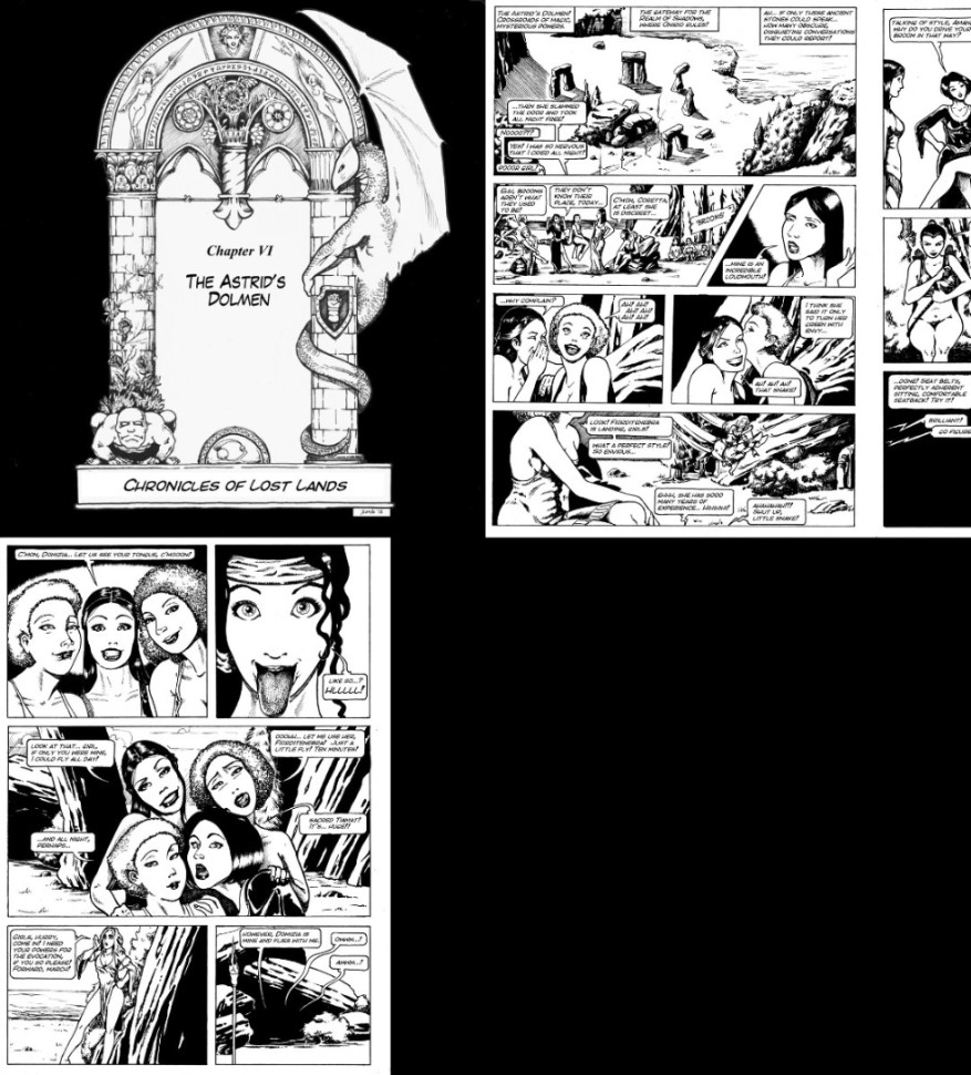 Lost Lands (IV-V) & tribute to Franco Saudelli - by IlBardoRamingo [extreme sadism porn comics]