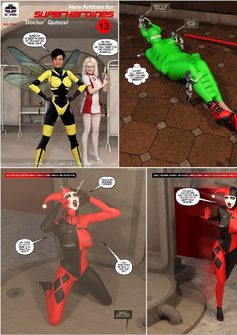 DBComix - New Arkham For Superheroines 13 [extreme sadism porn comics]