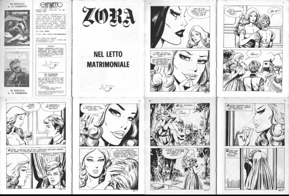 Excellente- ZORA n 109 - Nel letto matrimoniale [extreme sadism porn comics]