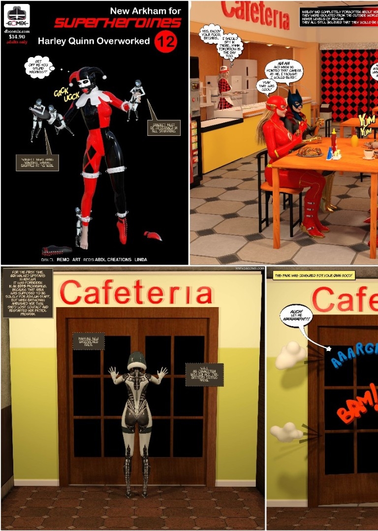 DBComix - New Arkham For Superheroines 12 [extreme sadism porn comics]