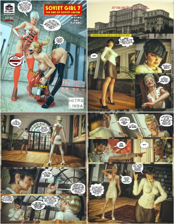Soviet Girl the End of Soviet Union 7 Milking and Fucking [extreme sadism porn comics]