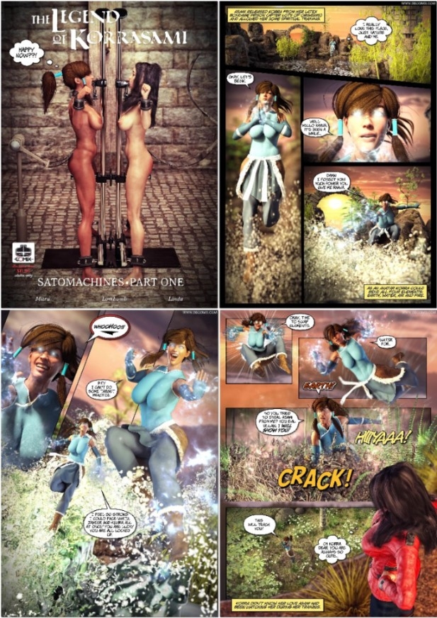 The Legend of Korrasami Satomachines [extreme sadism porn comics]