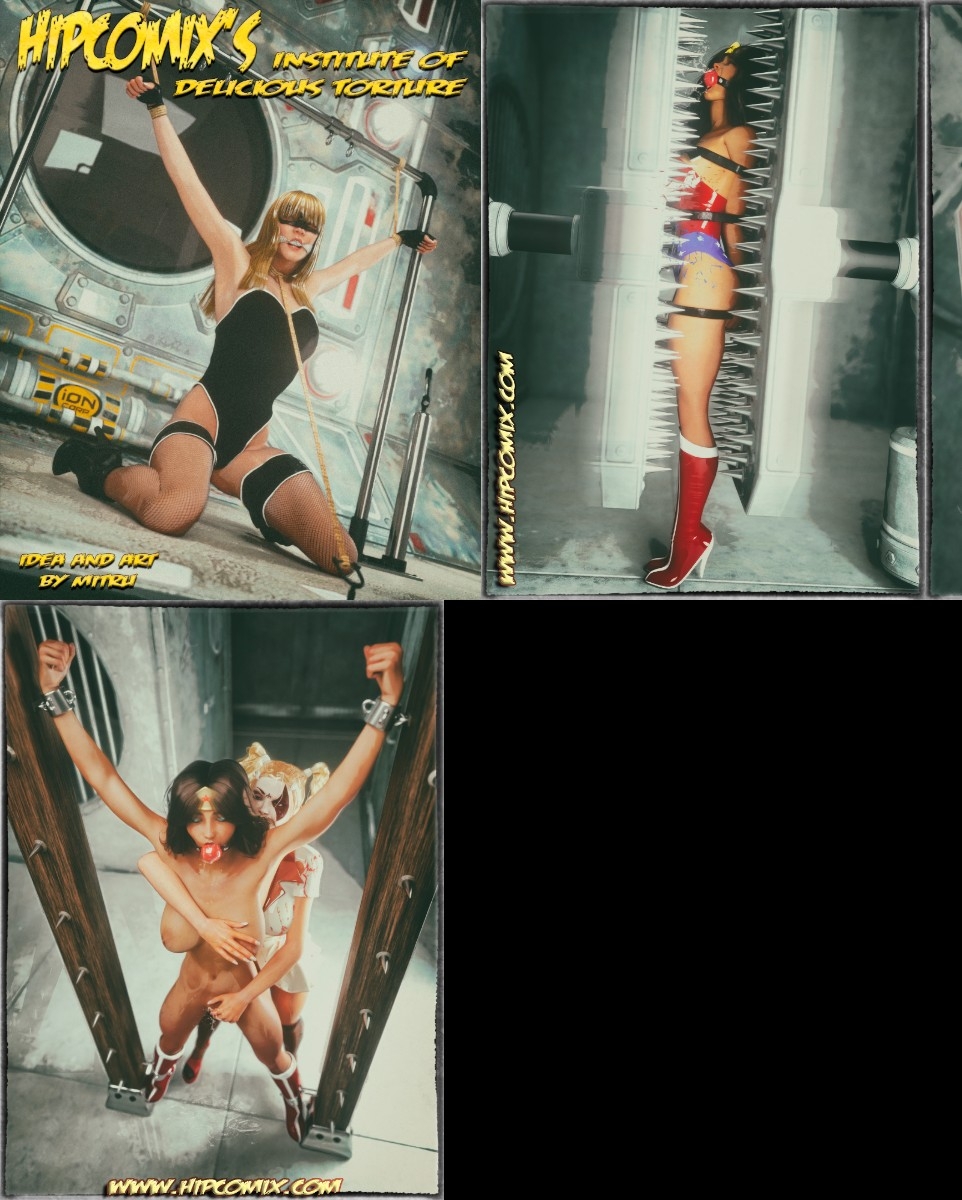Institute of Delicious Torture for Super Heroines [extreme sadism porn comics]