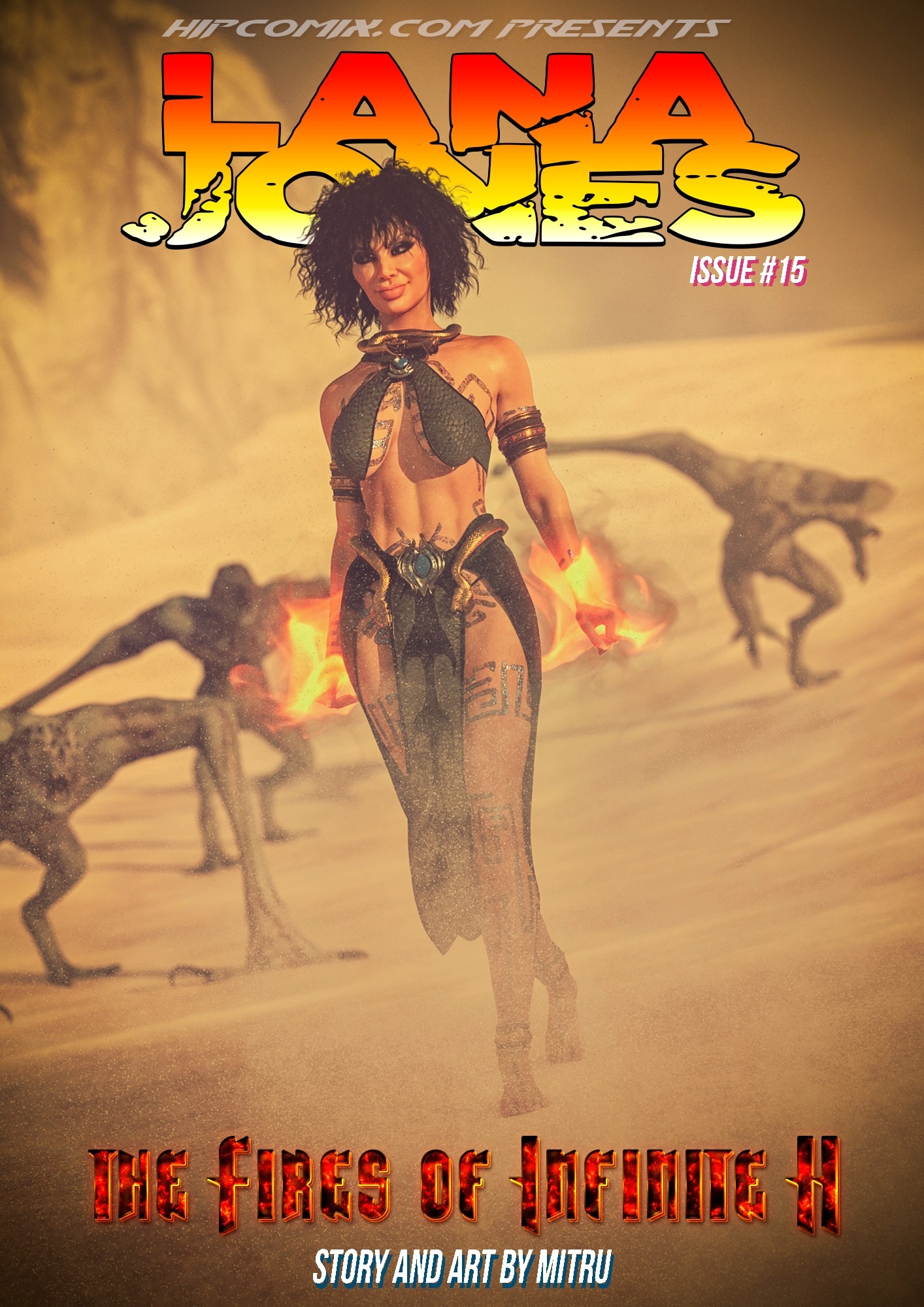 Lana Jones - The Fires of Infinite II 15 [extreme sadism porn comics]