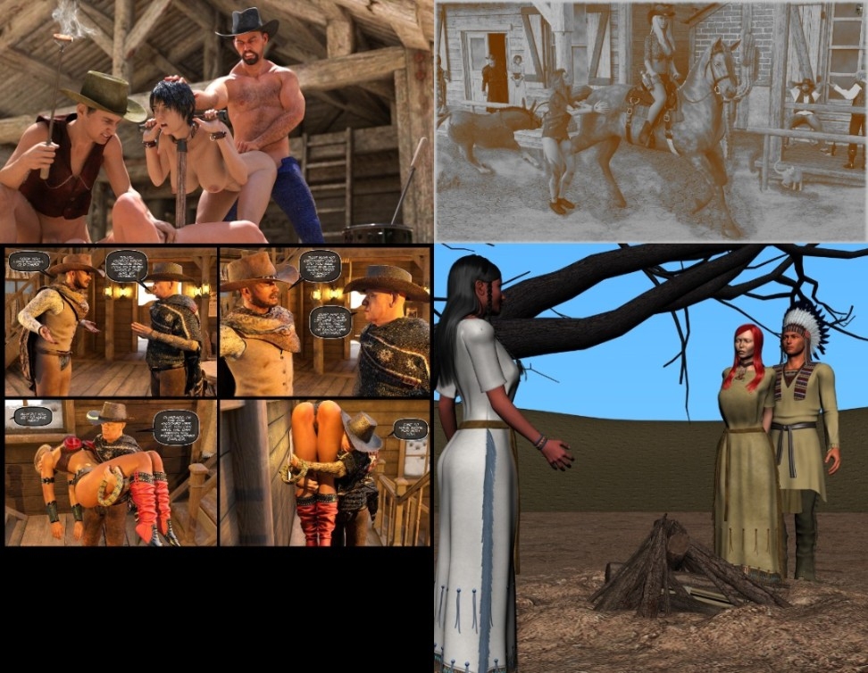 Rare Torture 4RtW0RK 19 Wild wild west [extreme sadism porn comics]