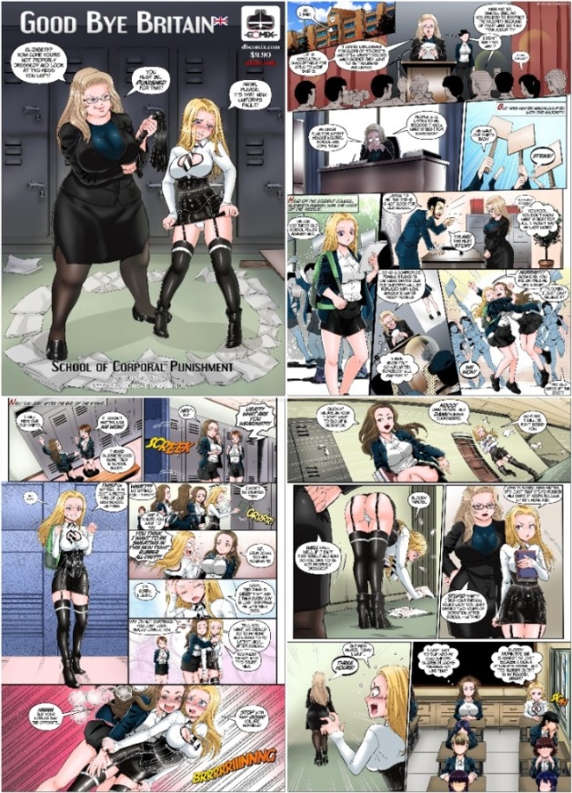 DBComix - Good Bye Britain School of Corporal Punishment DBComix - Good Bye Britain School of Corporal Punishment