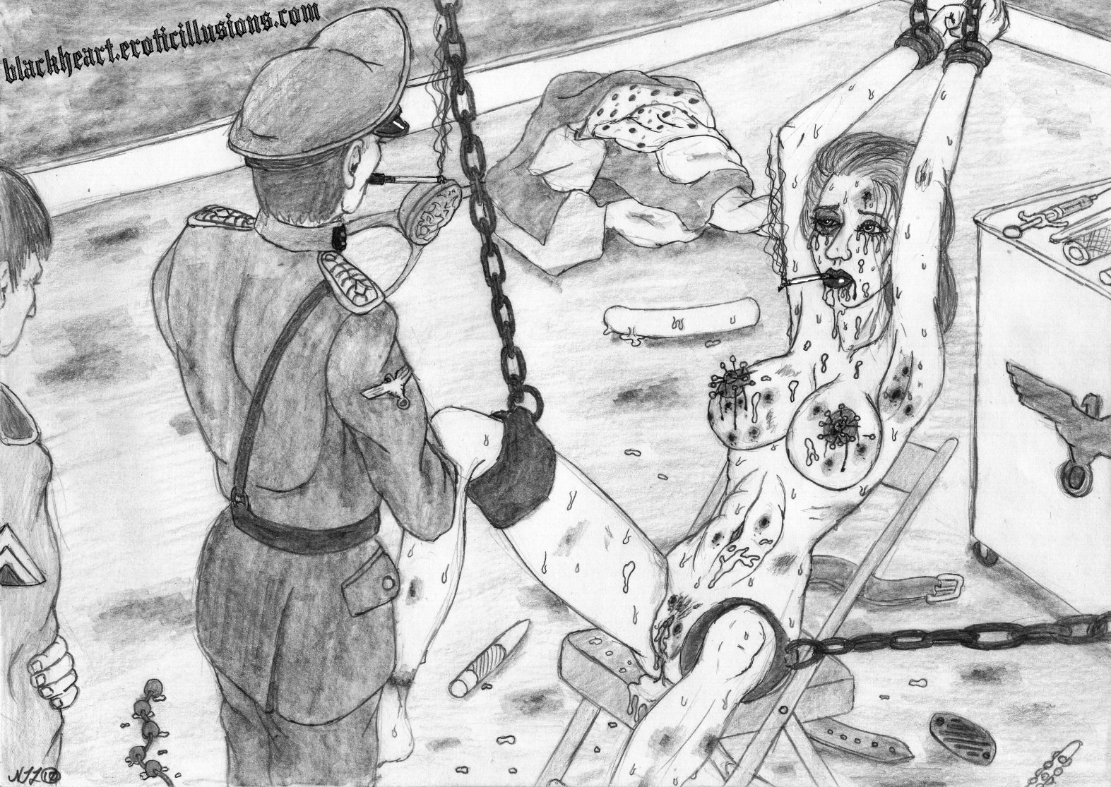 Blackheart BDSM Artwork - Nasty Nazi's