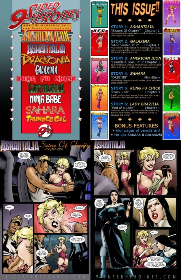 9 Super Heroines - The Magazine 1 9 Super Heroines - The Magazine 1