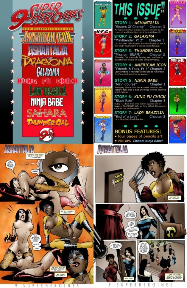 9 Super Heroines - The Magazine 3 9 Super Heroines - The Magazine 3