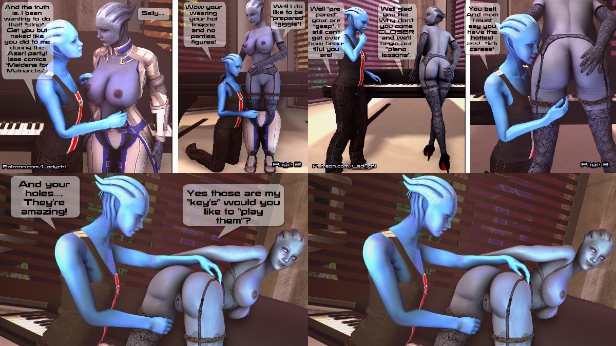 [LadyChi] Liara's Piano Lesson (Mass Effect)