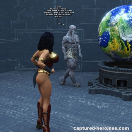 Captured-Heroines - Wonda Woman - Alien Contact