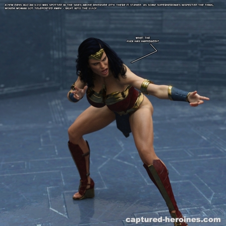 Captured-Heroines - Wonda Woman - Alien Contact