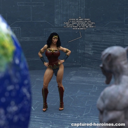 Captured-Heroines - Wonda Woman - Alien Contact