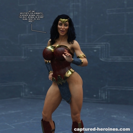Captured-Heroines - Wonda Woman - Alien Contact