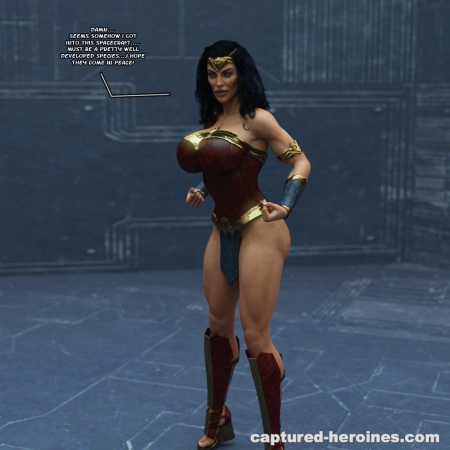 Captured-Heroines - Wonda Woman - Alien Contact