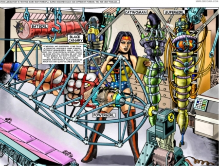 Superheroine bondage Laboratory issue 01