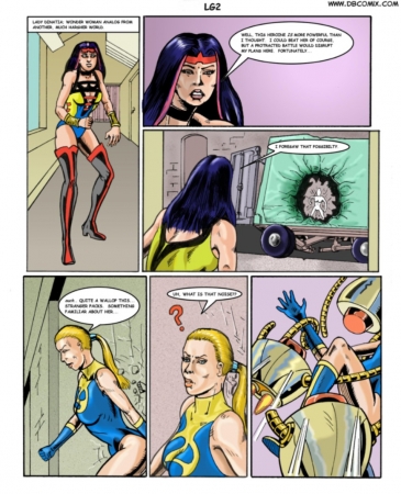Superheroine bondage Laboratory issue 02
