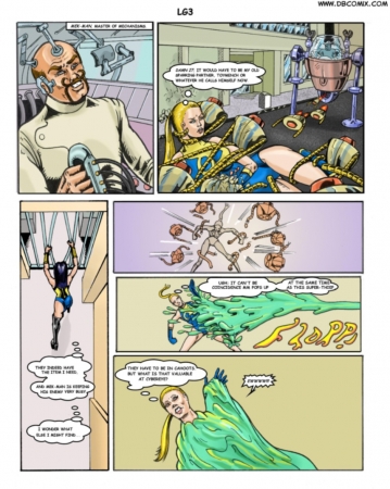 Superheroine bondage Laboratory issue 02