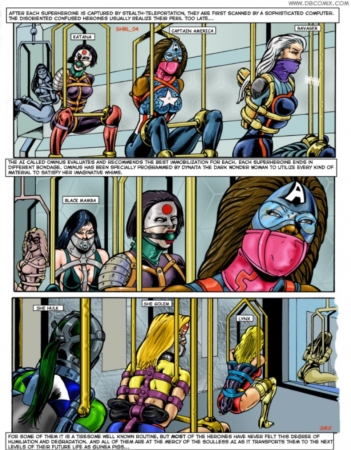 Superheroine bondage Laboratory issue 01