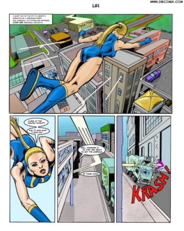 Superheroine bondage Laboratory issue 02
