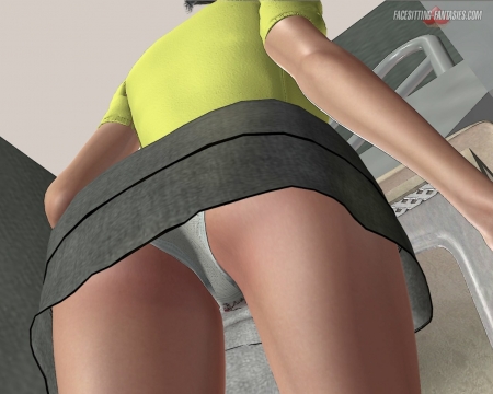 Facesitting-F4ntasies- upskirt