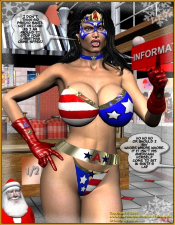 Ms  Americana vs Psycho Santa