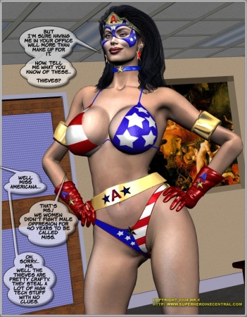 Ms  Americana vs the Mischief Bots