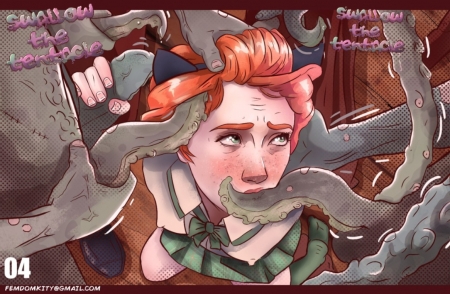 Femdom Kitty - Swallow the tentacle