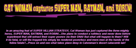 WOFS FetishSuperHeroes CatWomanCapturesSuperManBatmanAndRobin