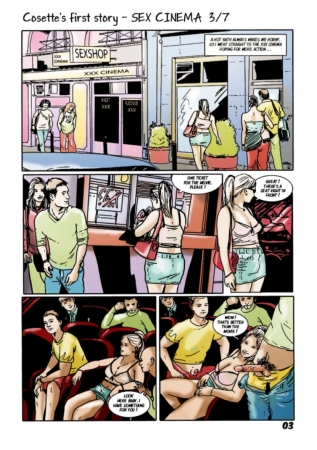 Tejlor - Cosette's first story - The sex cinema