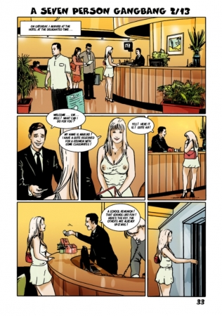 Tejlor - Cosette's fourth story - A seven person gangbang