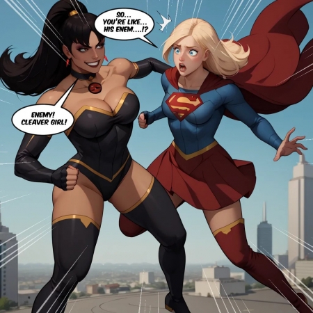 Electrickink - Supergirl - Imprisoned by the Lasso of Submission