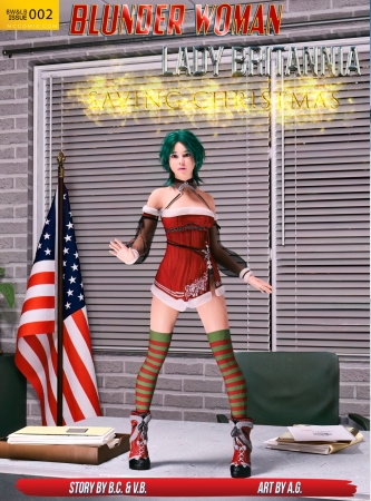 Blunder Woman and Lady Britannia Saving Christmas - Issue 02