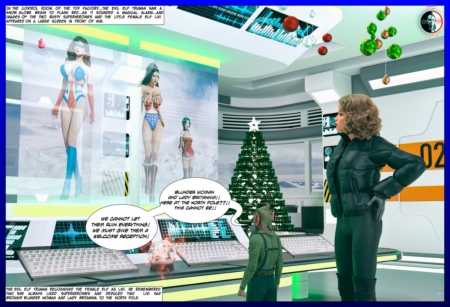 Blunder Woman and Lady Britannia Saving Christmas 3