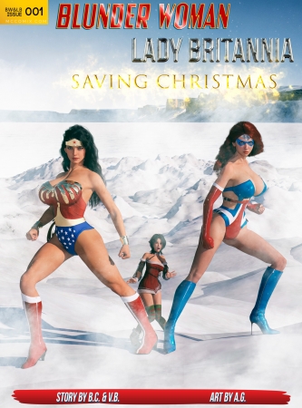 Blunder Woman and Lady Britannia Saving Christmas - Issue 01
