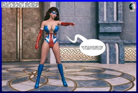 Blunder Woman and Lady Britannia Saving Christmas - Issue 04