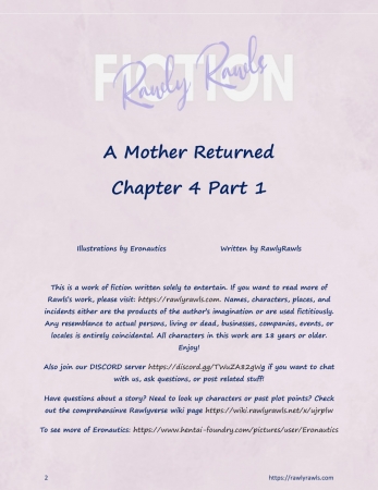 RawlyRawls - A Mother Returned  Chapter 4 Part 1
