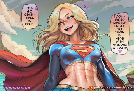 Amadeus V - WonderWoman x Supergirl - A Perfect Mother