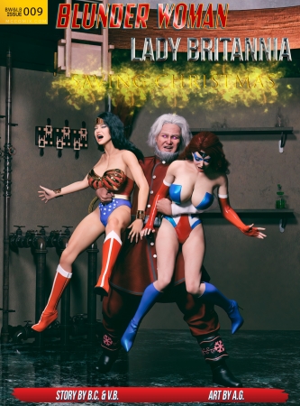 Blunder Woman and Lady Britannia Saving Christmas - Issue 09