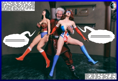 Blunder Woman and Lady Britannia Saving Christmas - Issue 09