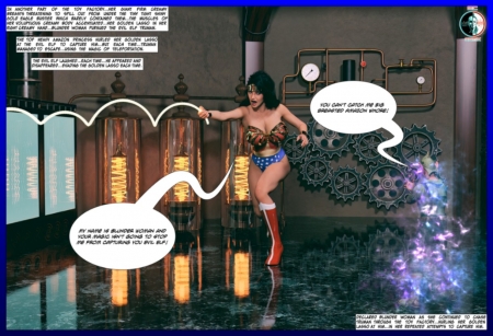 Blunder Woman and Lady Britannia Saving Christmas - Issue 10