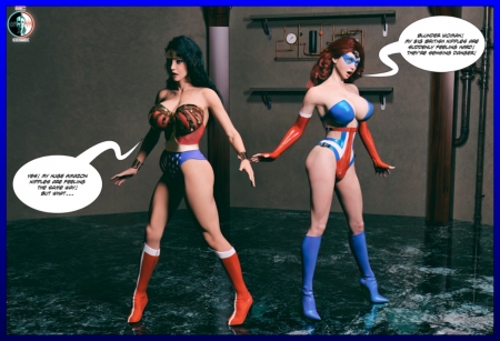 Blunder Woman and Lady Britannia Saving Christmas - Issue 09