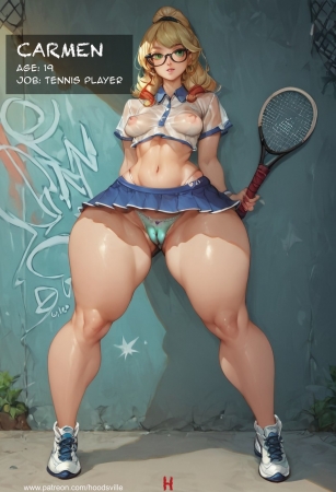 Hoodsville - Carmen - Tennis Player