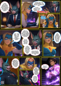 Electrickink - Blonde Blazer Bitch and Invisibitch (14 pages)
