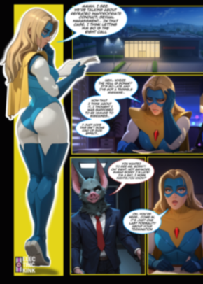 Electrickink - Blonde Blazer Bitch and Invisibitch (14 pages)