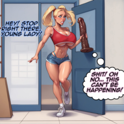 Dartzai - Kitty Gets Caught Shoplifting