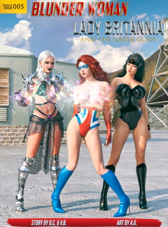 Blunder Woman and Lady Britannia The Greek Gods 5