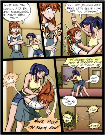 Asuka vs Misato